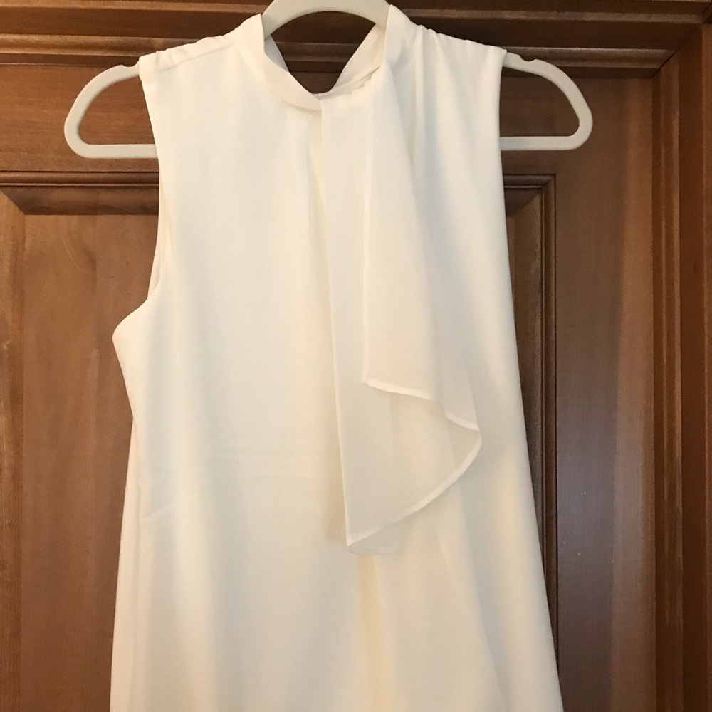 White House Black Market Ivory Shell fully lined